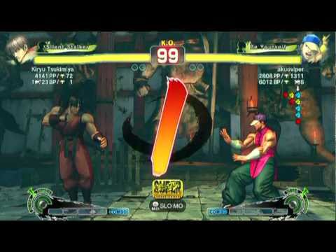 SSF4 AE: Kiryu Tsukimiya(Guy) vs akuoviper(Yun) - HD 720p