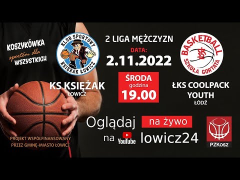 KS Księżak Łowicz - ŁKS Coolpack Youth Łódź (2 LM, Grupa A, 7 Kolejka, Sezon 2022/2023)