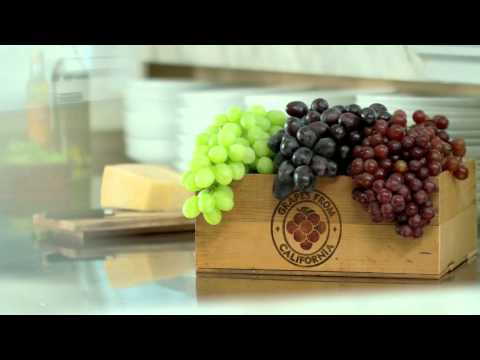 Chef Jody Adams of Boston Rialto Restaurant Cooks with Grapes