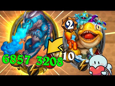 The Murloc and Dragon HYBRID COMP! | Hearthstone Battlegrounds