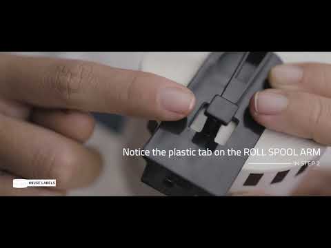 Installing Roll into the Brother Printer