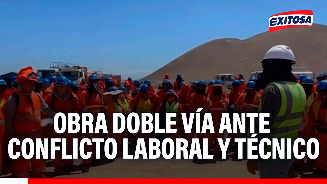 🔴🔵 Obreros de la obra doble vía en Boca del Río se negaron a trabajar por falta de pago