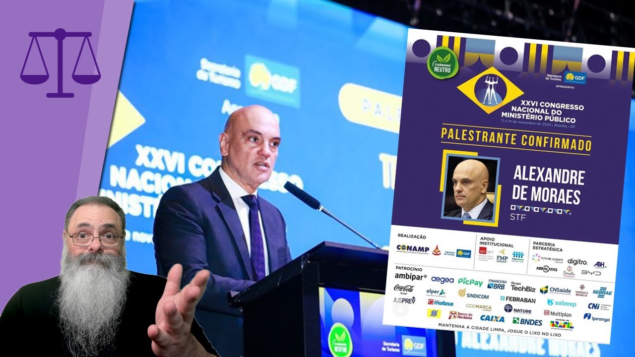 PATROCINADORES de CONGRESSO do MP podem SOFRER SANÇÕES da LEI MAGNITSKY pela PRESENÇA de XANDÃO