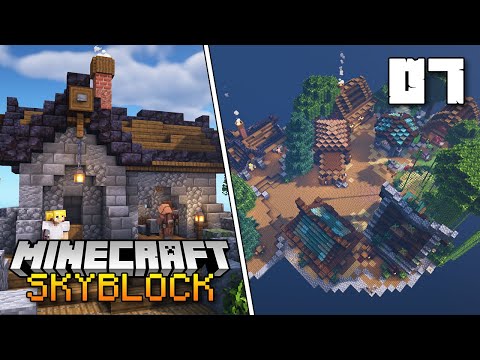 Minecraft Skyblock, But it's only One Block - Episode 7 - Cobble Generator Blacksmith