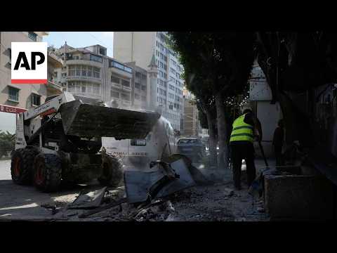 Israeli military strikes Beirut suburbs in the lead-up to anticipated US-Iran deal