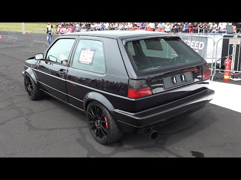 700HP Volkswagen Golf 2 Turbo 4Motion - Pure Engine Sounds!