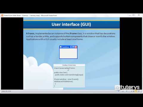 What is the JFrame object in Java