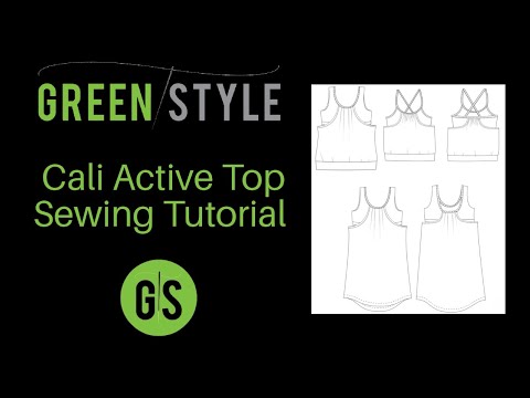 Greenstyle Cali Active Top Sewing Tutorial