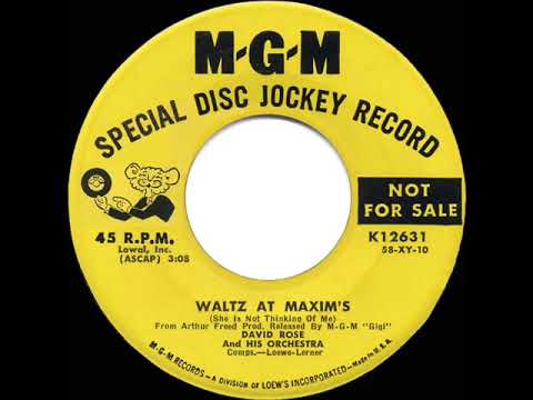 1958 David Rose - Waltz At Maxim’s (from “Gigi”)