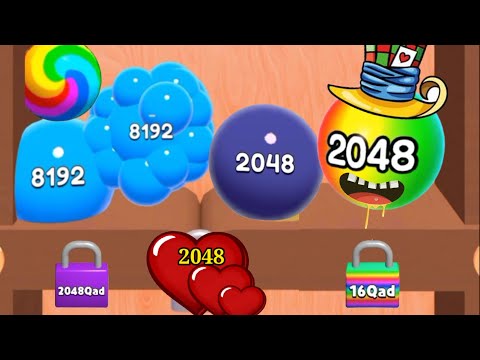 Jelly 2048 | unlock blob merge 2048 ball 3d video games Trailers Android, iOS New Update Levels #1