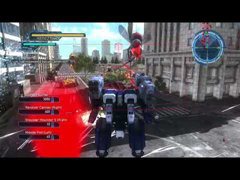 EDF Earth Defense Force 5 M 68 Crashing Giant Pylons - Air Raider Inferno