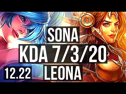 SONA & Yasuo vs LEONA & Ezreal (SUP) | 1.8M mastery, 7/3/20, 500+ games | EUW Grandmaster | 12.22