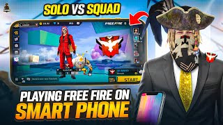 BEST SOLO VS SQUAD GAMEPLAY ON MOBILE | GARENA FREE FIRE