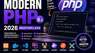 🚀 Modern PHP 2026 — Complete Masterclass PHP 