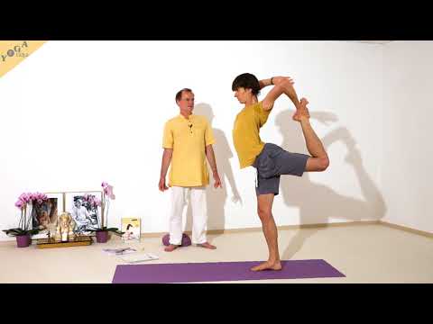 Stehender Spagat mit Rückbeuge - Yoga Asana Lexikon