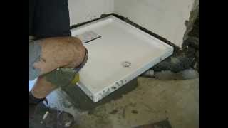 shower base Installation