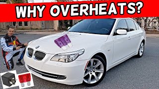 BMW E60 E61 OVERHEATS OVERHEATING 525i 528i 530i 535i 540i 550i 520i 523i 520d 525d 530d 535d