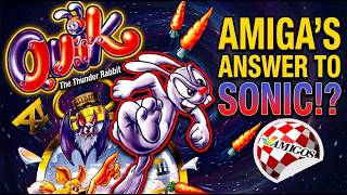 Quik The Thunder Rabbit - Commodore Amiga's SONIC KILLER!  Well...not really..  It's Amigos 564!