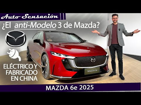 Presentación Mazda 6e 2025 🔌🇯🇵  Mazda quiere plantar cara al TESLA Modelo 3.