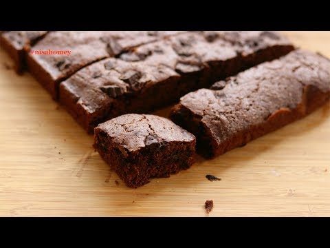 ഗോതമ്പു പൊടി കൊണ്ടു ഡബിൾ ചോക്ലേറ്റ് ബ്രൗണി - Whole Wheat Cake Recipe In Malayalam | Nisa Homey