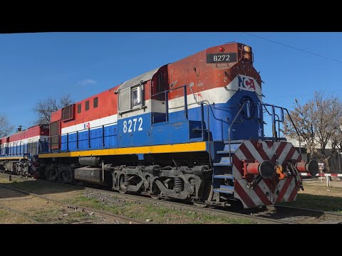 [4K] Mega-tren vacio de NCA con destino a General Deheza pasando por Marcos Juárez!!!!!!