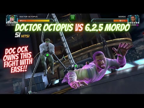 DOCTOR OCTOPUS VS 6.2.5 MORDO!! HE OWNS THIS FIGHT WITH EASE!!