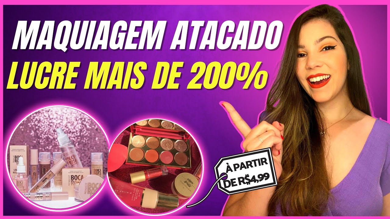 Watch Now 4 Fornecedores de MAQUIAGEM no ATACADO Para Comprar Revender e LUCRAR MUITO!!! 4 Fornecedores de MAQUIAGEM no ATACADO Para Comprar Revender e LUCRAR MUITO!!!