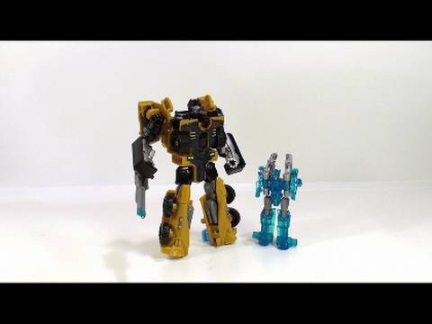 Video Review of the Transformers Powercore Combiners; Huffer w/ Caliburst