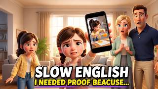 I Needed Proof Because Nobody Believed Me | Slow English Story