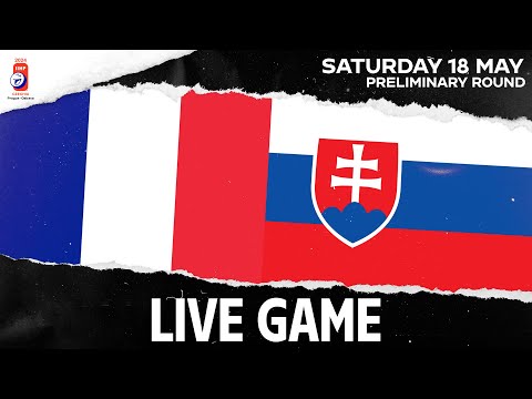 Хоккей LIVE | France vs. Slovakia | 2024 #IIHFWorlds