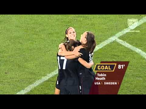 WNT vs. Sweden: Tobin Heath Goal - Nov. 19, 2011