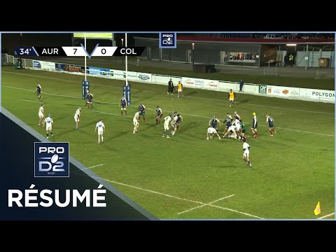 PRO D2 - Résumé Stade Aurillacois-Colomiers Rugby: 12-10 - J20 - Saison 2021/2022