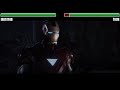 Iron Man vs. Thor WITH HEALTHBARS | HD | Avengers