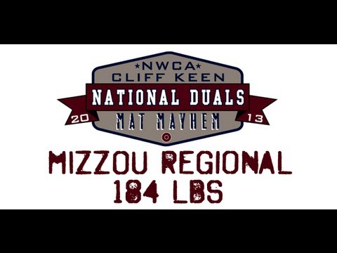 184 lbs.- 2013 NWCA Cliff Keen National Duals Regional Final - Missouri vs Purdue 184