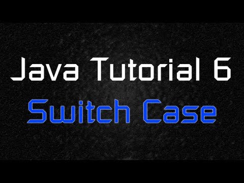 Java Beginner Tutorial 6 Switch Case