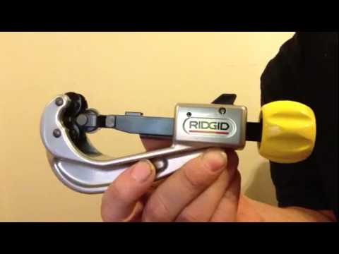 Ridgid 151 csst stainless steel pipe cutter tool review