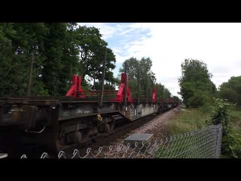 (HD) GBRf 66727 'Maritime One' passes Kemsing working 6E26 - 10/6/18