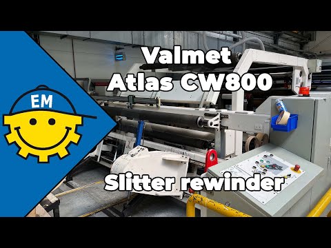 Valmet Atlas CW800 | Slitter Rewinder