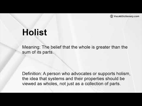 Holist Meaning