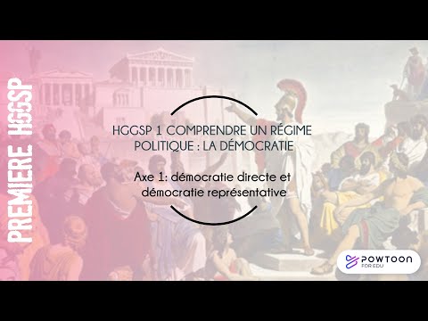 HGGSP PREMIERE Direct democracy and representative democracy