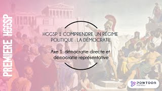 HGGSP PREMIÈRE La démocratie directe et la démocratie représentative