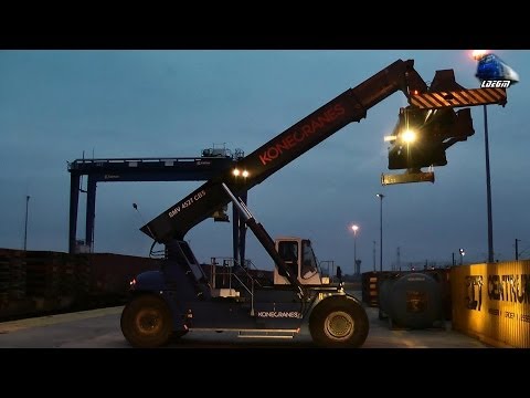 Unload and Load Container on Truck - Curtici Terminal