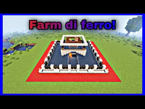 COME FARE UNA FARM DI FERRO SU MINECRAFT - MINECRAFT ITA - Tutorial