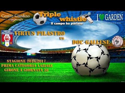 CALCIO, PRIMA CATEGORIA: VIRTUS PILASTRO - DOC GALLESE , stagione 2016-2017