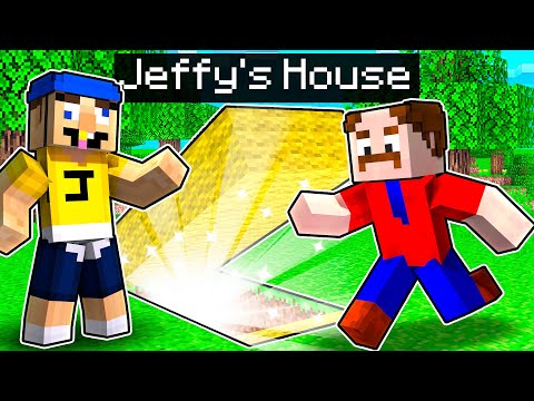Marvin Minecraft - Jeffy vs Marvin SECRET House Battle in Minecraft!
