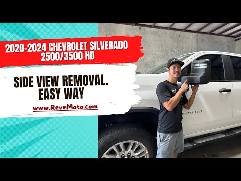 2020–2024 Chevrolet Silverado 2500 & 3500 HD Side View Mirror Removal and Installation | Easy DIY