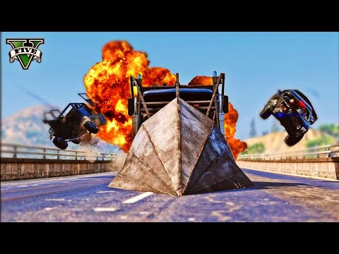GTA 5 Phantom Wedge Truck Crashes Ep. 3 - Impact Compilation - Destruction