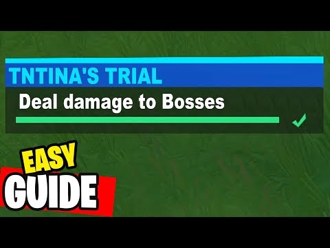 Deal damage to Bosses Fortnite