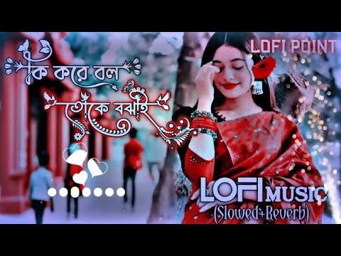 Ki Kore Bol Toke Bojai || Slowed Reverb Lofi Music || কি করে বল তোকে বঝাই Lofi Music Slowed Reverb
