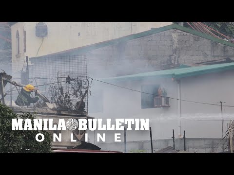 Fire hits residential area in Quezon City